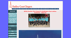 Desktop Screenshot of hadleycourtsingers.co.uk