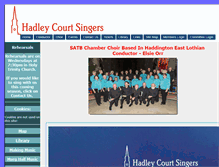 Tablet Screenshot of hadleycourtsingers.co.uk